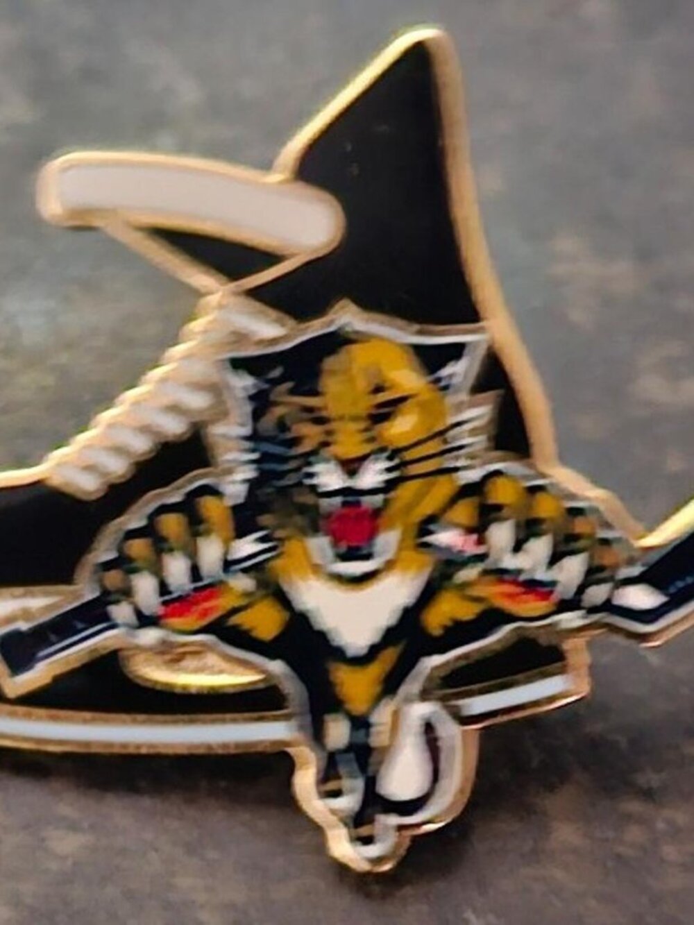 Vintage Collectible Florida Panthers Logo Enamel Pin Florida Panthers NHL